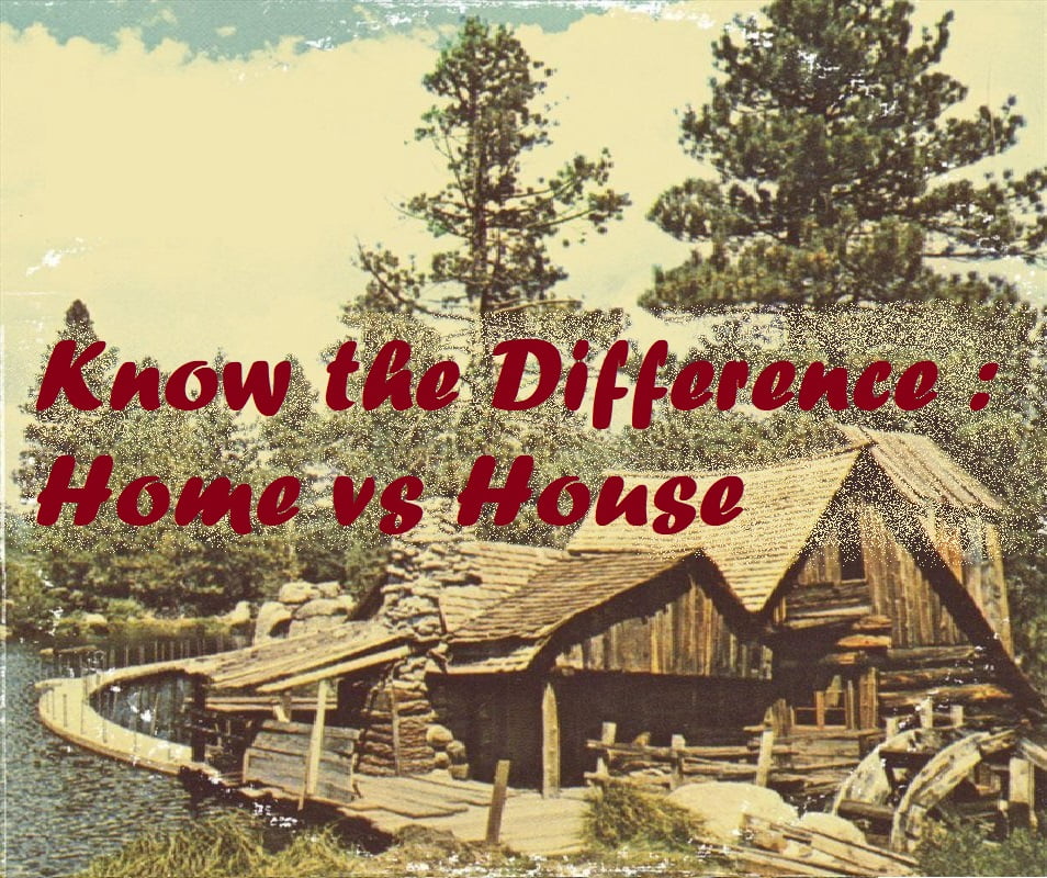 Home vs House : What's the difference between home and house ...